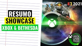 E3 2021- Resumo Showcase Xbox + Bethesda! Jogos Exclusivos, Anunciados, Xbox Game Pass e mais! Pt-BR