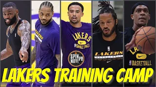Lebron, Russ, Melo, Dwight, THT, Rondo, Ariza thrilled with the new NBA season! LAKERS TRAINING CAMP