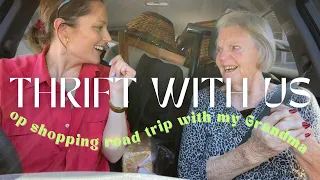 3 DAY OP SHOP ROAD TRIP WITH MY GRANDMA | thrifting in bathurst, orange, katoomba NSW