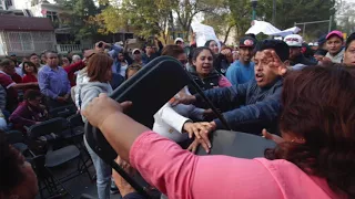 Agresiones durante Pre-Campaña de Claudia Sheinbaum en Coyoacán