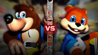 Banjo-Kazooie vs Conker (Rareware) | Fan War: Fatal Conflict!