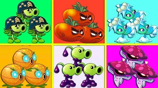 Random 30 Colorful Plants vs All Zombies - Who Will Win? - PvZ 2 v10.6.1 Plant vs Plant