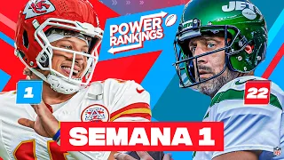 POWER RANKINGS de Semana 1 NFL | ¿Qué equipo llegará al Super Bowl? @Locos_NFL​