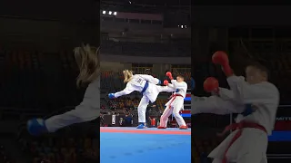 Anzhelika Terliuga BEST #anzhelikaterliuga #karatetechniques #karatetraining #kumite #kumitekarate