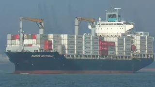 MAERSK NOTTINGHAM departs felixstowe for new york 26/1/18