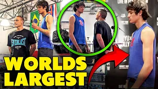 INSANE: Boxing's TALLEST BOXER Ever on 14 Days Notice!