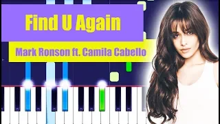 Mark Ronson - Find U Again ft. Camila Cabello (Piano Tutorial) By MUSICHELP