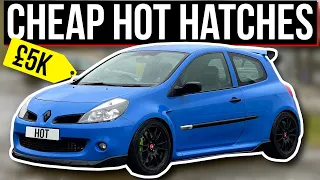 5 CHEAP Hot Hatchbacks for Young Drivers! (Under £5,000)