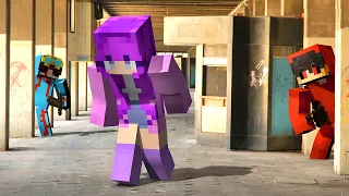 Nico and Cash Became Exe Monsters and CAME to Zoey and Shady in Minecraft Challenge