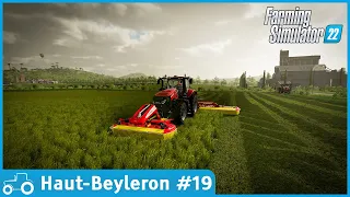 Haut Beyleron #19 FS22 Timelapse Hay Bailing & Sowing Contracts, Sowing & Rolling Sorghum