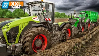 LS22: SCHLAMM-Desaster: Abschleppen mit dem CLAAS XERION | XXL Farm #67 | FARMING SIMULATOR 22