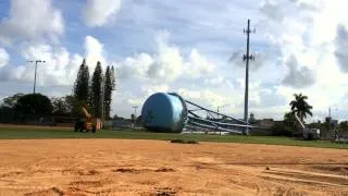Hallandale Water Tower Comes Down