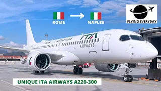 TRIP REPORT | ITA AIRWAYS A220-300 | ECONOMY | ROME (FCO) - NAPLES (NAP)