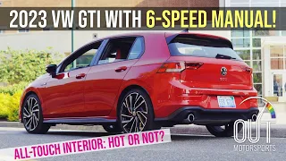 The Mk8 2023 VW GTI Manual Combines Fun with... Touch Controls