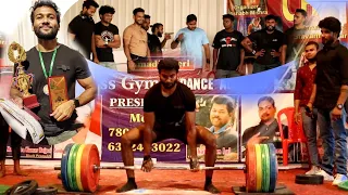 DEADLIFT POWERLIFTING 🏆 COMPETITION (my first medal 🏅)