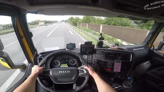 #POV driving Iveco S-WAY 490 hp Let's go from Gelsenkirchen to Duisburg || Germany