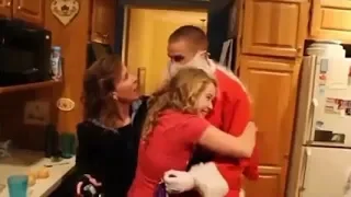 Soldiers Surprise Homecoming to Merry Christmas.