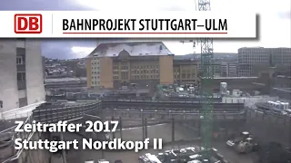 Stuttgart 21: Nordkopf II. (Zeitrafferfilm 2017)