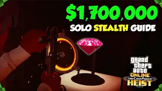 *NEW UPDATED* GTA Online Cayo Perico Heist SOLO Stealth Guide | $1,700,000 (NEW ROUTE)