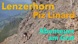 Vom PIZ LINARD zum LENZERHORN auf dem Grat 🇨🇭 GRAUBÜNDEN | SCHWEIZ