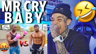 THE PRINCE FAMILY | 1 VS 1 BOXING MATCH AGAINST MY 50 YEAR OLD DAD  [reaction]