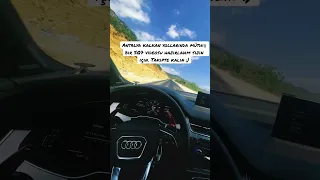 Antalya dağ yollarında güzel bir pov videosu yakında || AUDİ SQ7