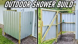 Building an OUTDOOR SHOWER