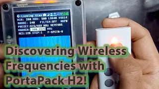 📡 Discovering Frequencies with PortaPack H2 🛰️