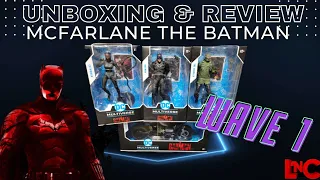 The Batman | McFarlane Toys Wave 1 Action Figures | Toy Unboxing & Review