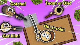 SOLO MODE vs TEAMERS! + Funny Surviv.io Memes and Trolls!