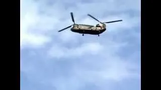 chinook helicopter display