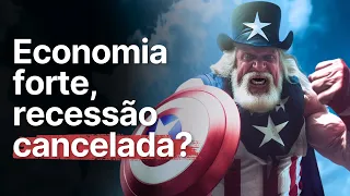 RECESSÃO americana adiada; Bacen corta JUROS com DÉFICIT recorde?; OTIMISMO num mundo CAÓTICO