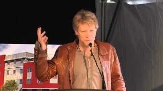 Jon Bon Jovi Complete Speech "Project H-O-M-E Ground Breaking" for Philadelphia Homeless