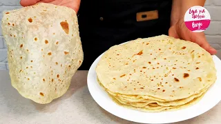 Thin pita bread in a frying pan! There is a way to make it thin and delicious | Еда на любой вкус