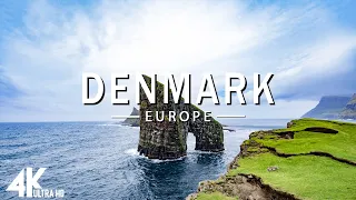 FLYING OVER DENMARK (4K UHD) - Relaxing Music Along With Beautiful Nature Videos - 4K Video HD
