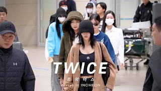 240319 TWICE(트와이스) 인천공항입국 Arrive in INCHEON 4K