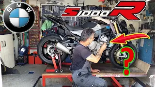 BMW S1000R S1000RR [2016] Cam Chain Rattle SOLVED ! INSTALL & ADJUSTING A MANUAL CAMCHAIN TENSIONER