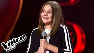 Elena Ewangelopulu - "Man of the Woods" - Przesłuchania w ciemno - The Voice Kids 2 Poland