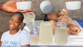 How To Make Cold Pressed Coconut Oil Recipe!! || Virgin Oil & Cooking Oil !!l... #coconutoil