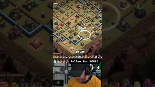 MIND BLOWING attack from STARS of the Queen Walkers! Clash of Clans #shorts