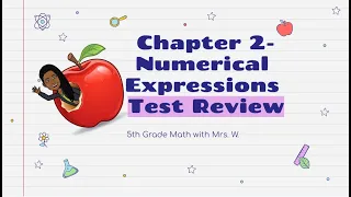 5th Grade_Order of Operations_ Chapter 2 Unit Test Reveiw Part-1