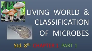 living world and classification of microbes 8th std science chapter 1 SSC class 8 Maharashtra Board