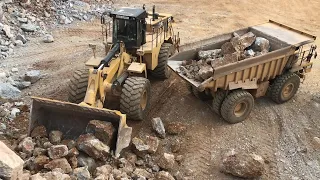 Caterpillar 992G Wheel Loader Loading Caterpillar 773&775 Caterpillar Dumpers-Sotiriadis/Labrianidis