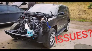 Rebuilding 2017 GMC Yukon DENALI from Copart prt 5