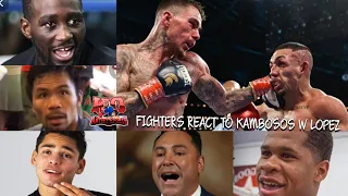 PACQUIAO, RYAN, CRAWFORD, HANEY REACT TO KAMBOSOS W OVER TEOFIMO LOPEZ!