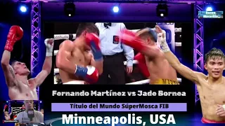 Fernando Martinez vs Jade Bornea. Directo del análisis de la pelea del "Puma".