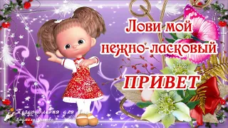 🌺☕️  Доброе утро! Лови мой нежно-ласковый Привет! Желаю хорошего денёчка!