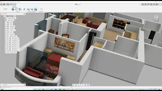 3D Floor Plan Model in Fusion 360 || Power Stroke