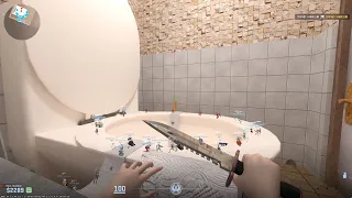 CS2 Zombie Escape ze_bathroom (All Levels) On EXG Server