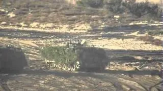 M113A2G Panzermörser (PzMrs) Oberlausitz 2004 beim schießen